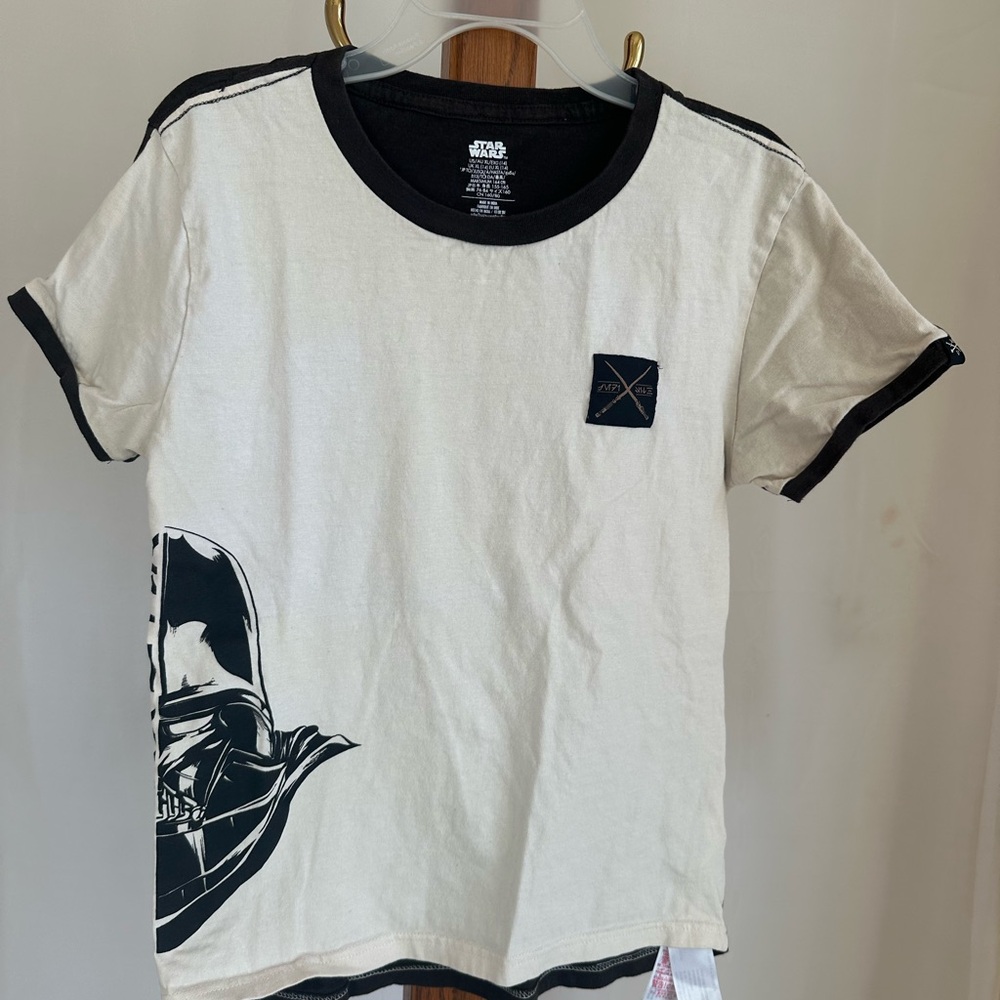 Disney Star Wars Obi-wan & Darth Vader Graphic Tee Boys Size XL